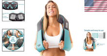 Load image into Gallery viewer, Versatile Shiatsu Massager with Heat - Electric Full Body Massage for On-the-Go