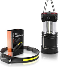 Load image into Gallery viewer, Durable 350 Lumens LED Headlamp with 5 Light Modes for Camping Gear Essentials
