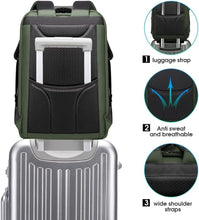 Load image into Gallery viewer, Waterproof Tech Backpack with Smart Lock &amp; Fast Charging for Adventurous Adults