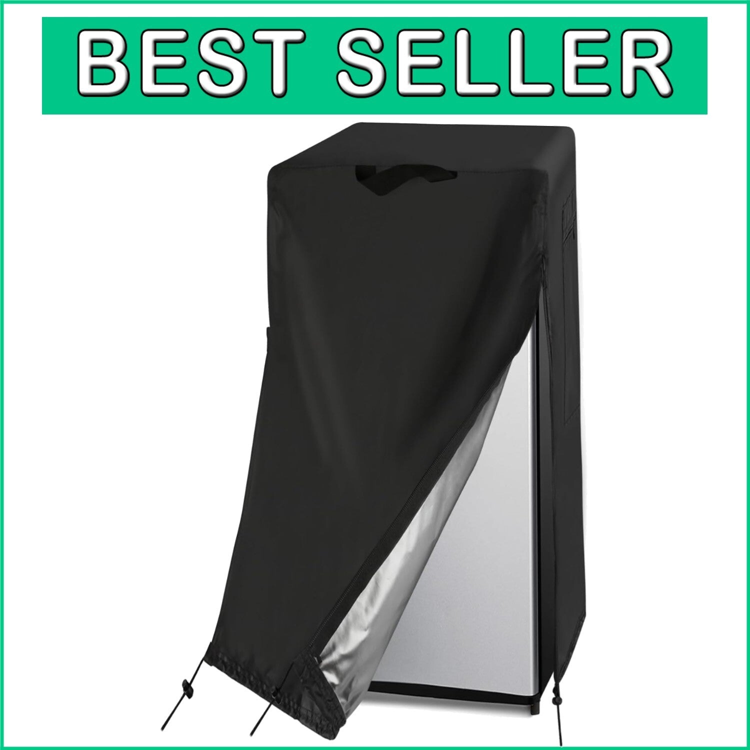 Durable Waterproof Refrigerator Cover - Dustproof and Fits Most Upright Freezers