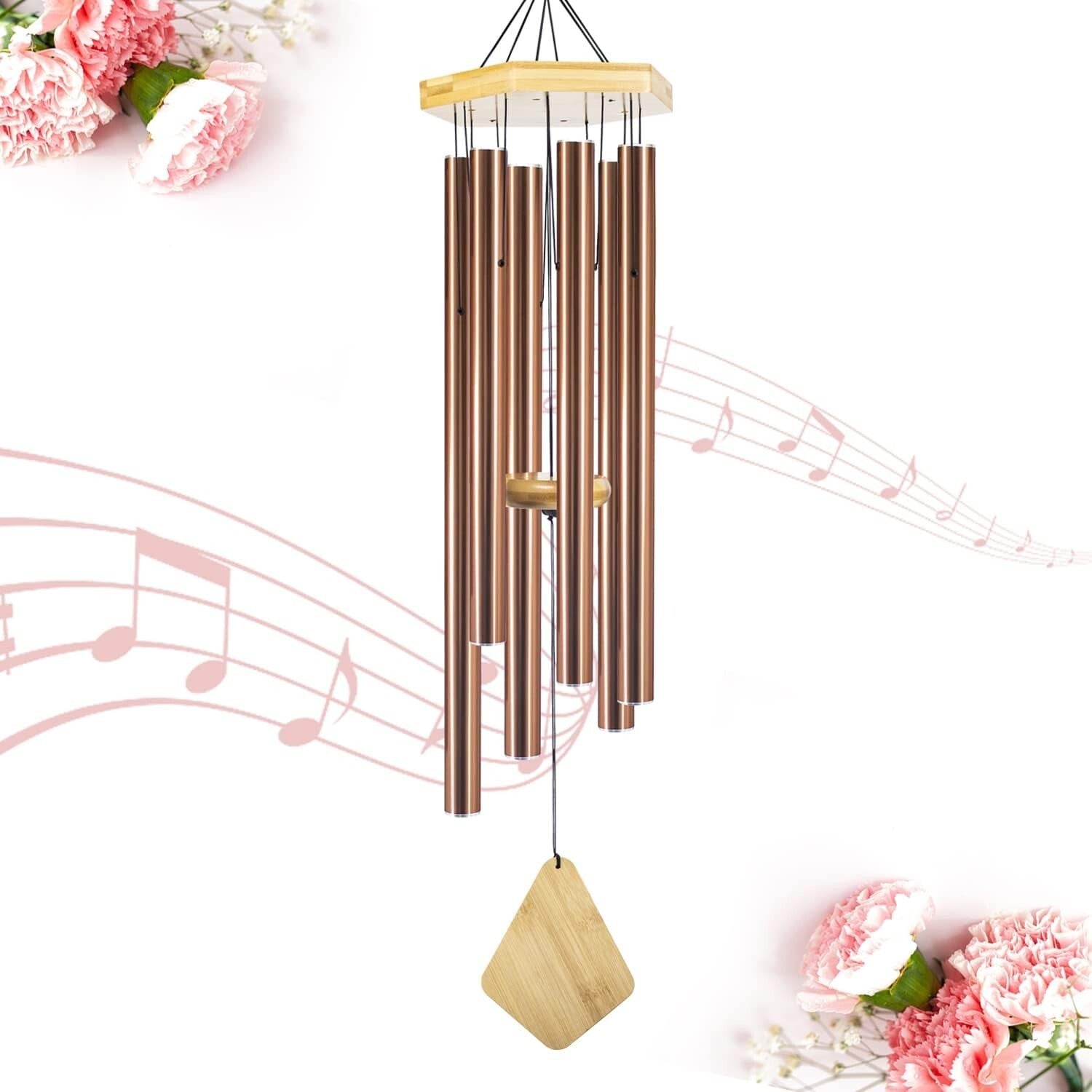 Beautiful 36-Inch Wind Chimes - Perfect Gift for Mother's Day and Housewarming