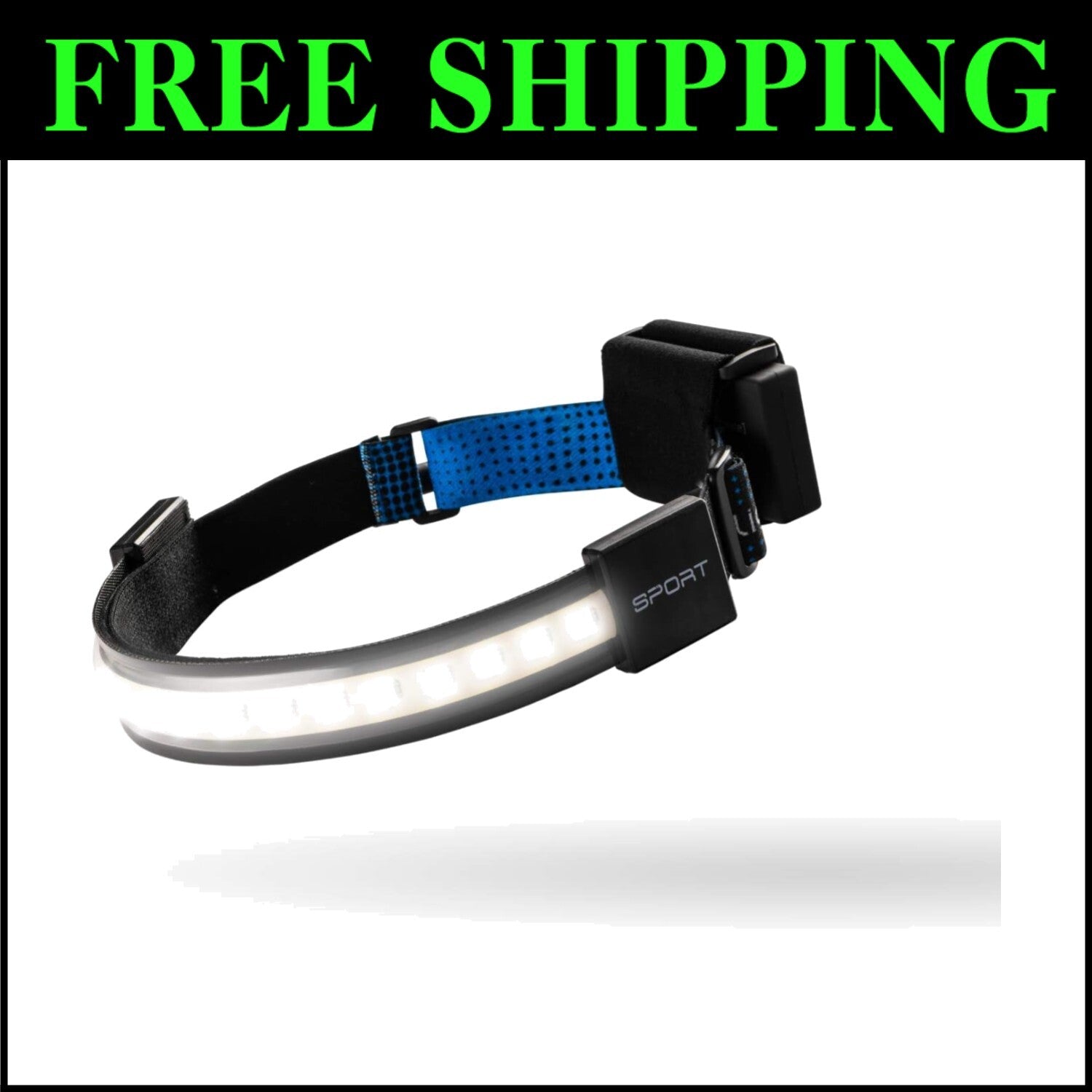 Versatile 300-500 Lumens Headlamp - Adjustable & Water-Resistant for Adventures