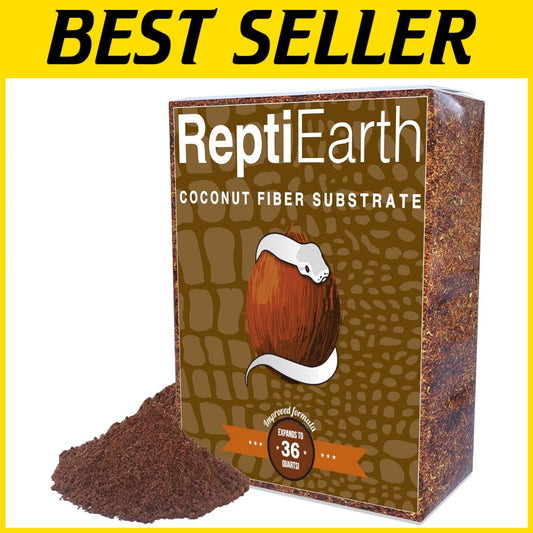 Fluffy Organic Coco Fiber Bedding - Ideal for Bioactive Reptile Environments