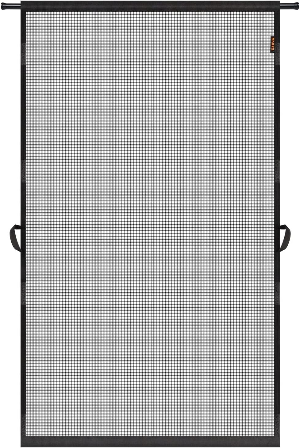 Lightweight Retractable Screen Door 38" x 82" - Easy Install & Adjustable Width