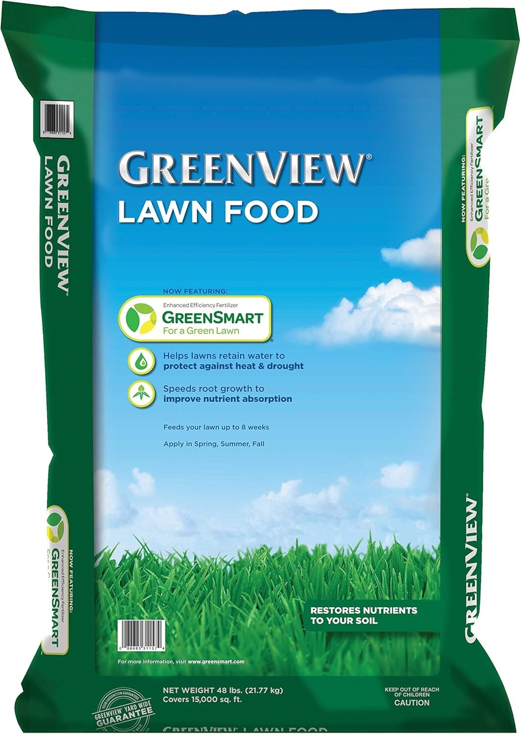 Multi-Purpose Lawn Food - 48 lb. Granule Fertilizer Covers 15,000 sq. ft.
