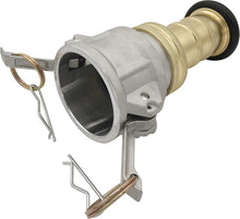 Load image into Gallery viewer, Adjustable 2-Inch Brass and Aluminum Fire Nozzle with Camlock for Efficient Use