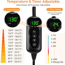 Load image into Gallery viewer, Washable Heating Pad for Pets with Timer Function &amp; Chew Resistant Design