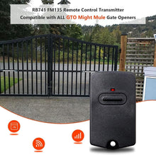 Load image into Gallery viewer, Pack of 5 RB741 Gate Opener Remotes for Mighty Mule &amp; GTO Models - 100 ft Range