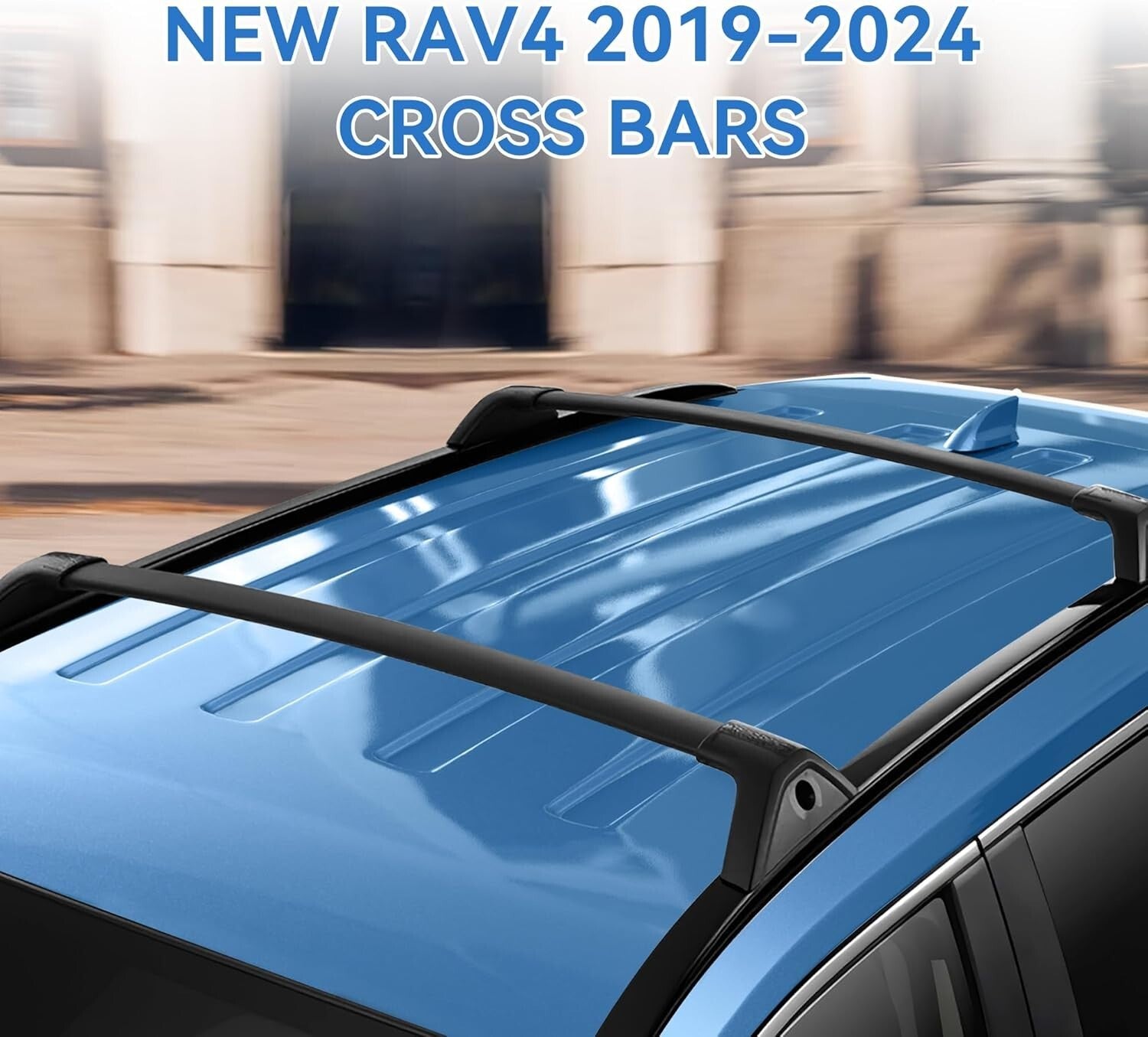 Maximize Adventure with 220LBS Roof Rack Cross Bars for 2019-2025 RAV4 Models