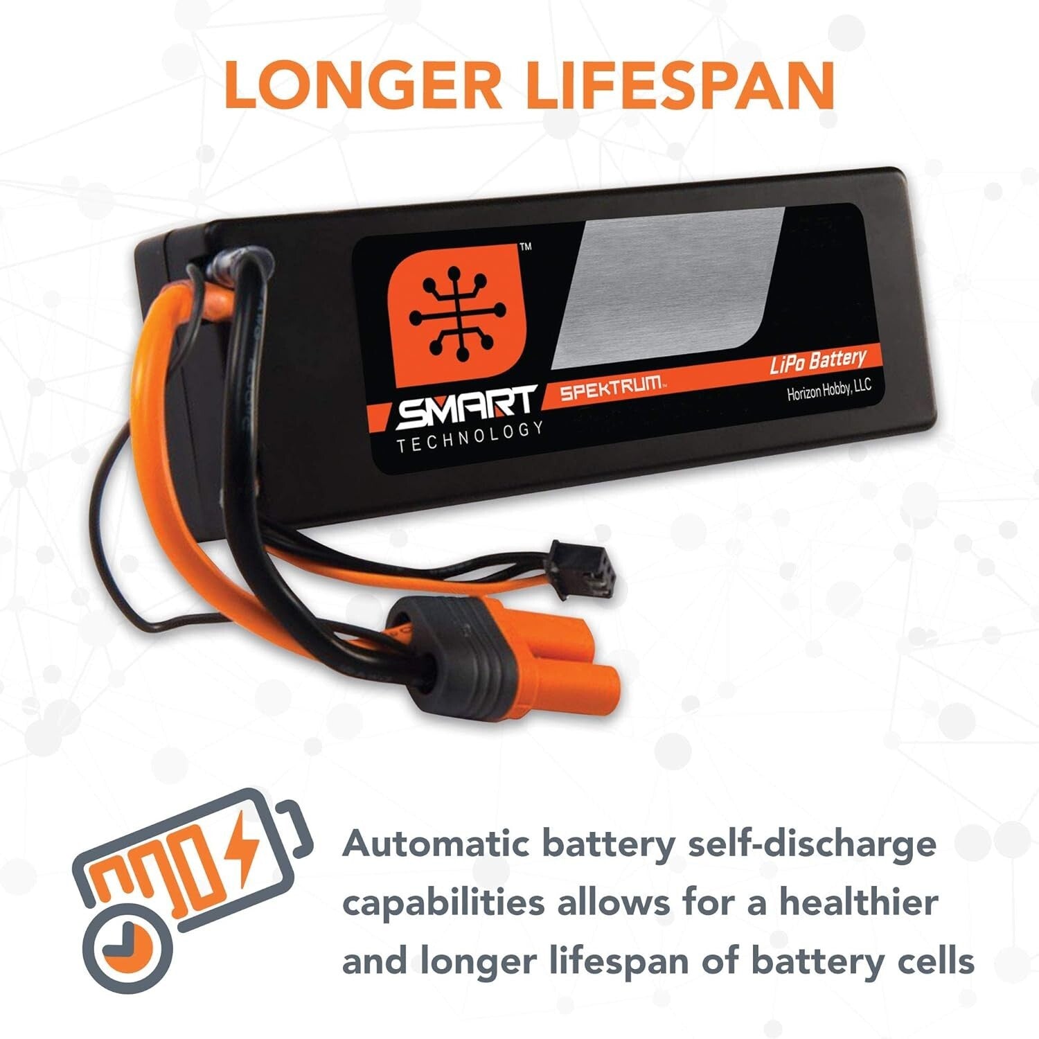 Advanced Smart LiPo Battery 5000mAh 7.4V 30C with Programmable Charge Features