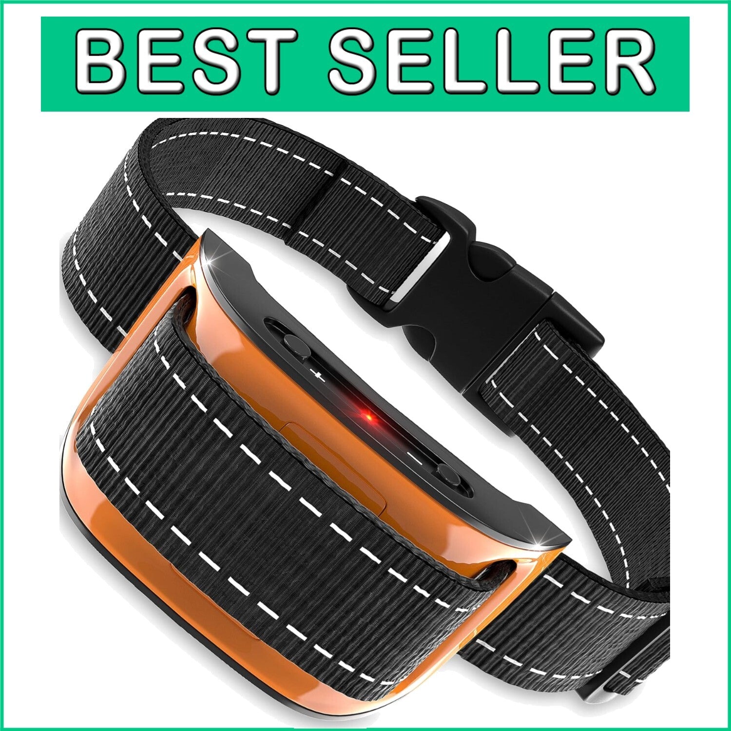 Humane No Shock Bark Collar for All Dog Sizes 5-150 lbs - Beep & Vibration