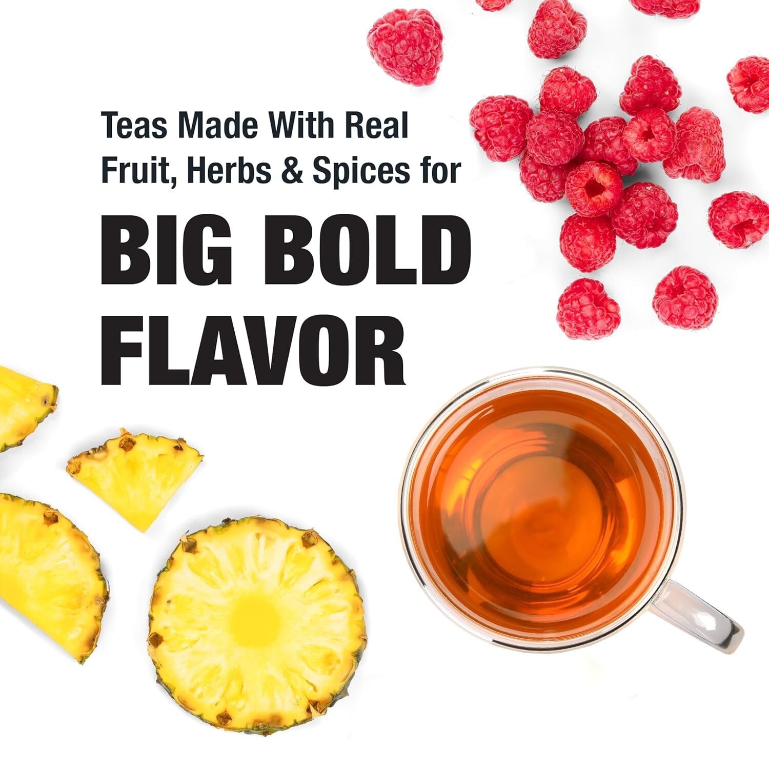 Caffeinated Raspberry Passionfruit Black Tea Blend - Perfect for Hot or Iced