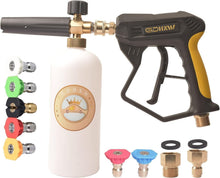 Load image into Gallery viewer, Durable 5000 PSI Pressure Washer Gun with Foam Cannon &amp; Quick Connect Adapters