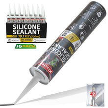 Load image into Gallery viewer, Premium Black Silicone Caulking - 10.1oz 16-Pack, Perfect for Indoor/Outdoor Use