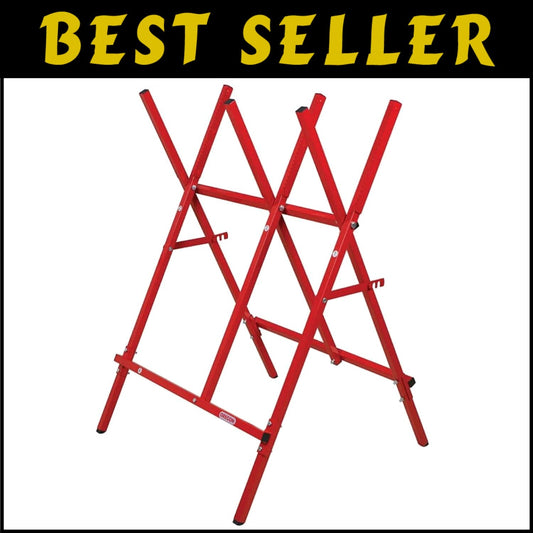 Durable Foldable Sawbuck with High-Speed Steel Blade for Safe Logging & Firewood