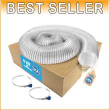 Load image into Gallery viewer, Flexible 10-ft Heavy-Duty PVC Hose for Efficient Dust Collection - 6" Diameter