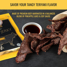 Load image into Gallery viewer, Keto-Friendly Teriyaki Grass-Fed Beef Jerky - Healthy On-the-Go Snack, 12-Pack