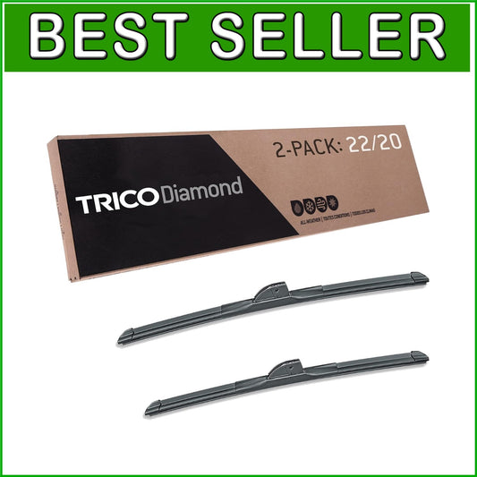 Easy Install 22 & 20 inch Automotive Windshield Wiper Blades for Safe Driving