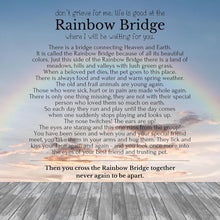 Load image into Gallery viewer, Elegant Silver or Gold Pet Memorial Jewelry - Heartfelt Sympathy Gift for Loss