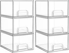 Load image into Gallery viewer, Durable Stackable Storage Bin Set with Pull-Out Handles - Perfect for Any Room