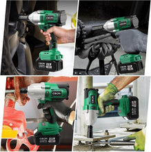 Load image into Gallery viewer, Cordless Impact Wrench Kit - 1/2 inch Brushless 740 Ft-lbs Torque Lightweight