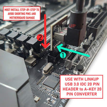 Load image into Gallery viewer, Secure USB-C Internal Extension Adapter with Gold-Plated Connections - 80cm