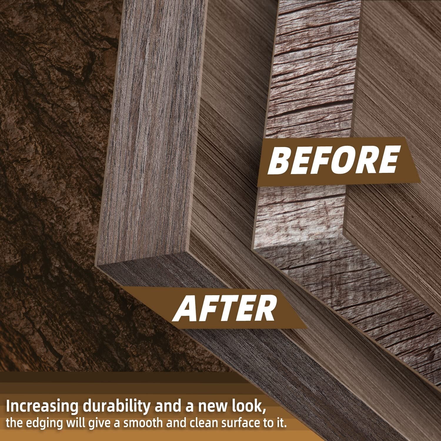 2'' x 250ft Pre-Glued S-Walnut Veneer Edge Banding - Quality Furniture Solution