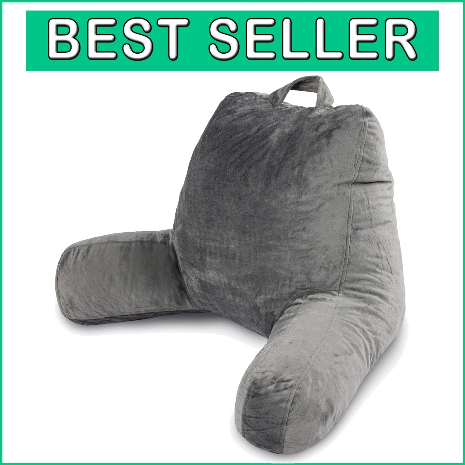Adjustable Reading Pillow with Shredded Memory Foam - Soft Support for All Ages