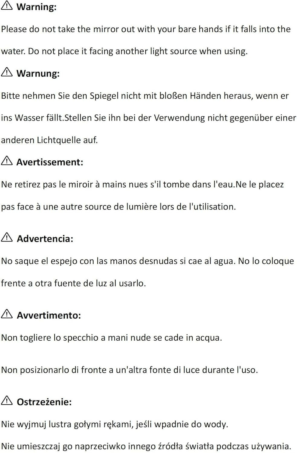 Rechargeable 8” Makeup Mirror with 15X Magnification & Stepless Dimming Light