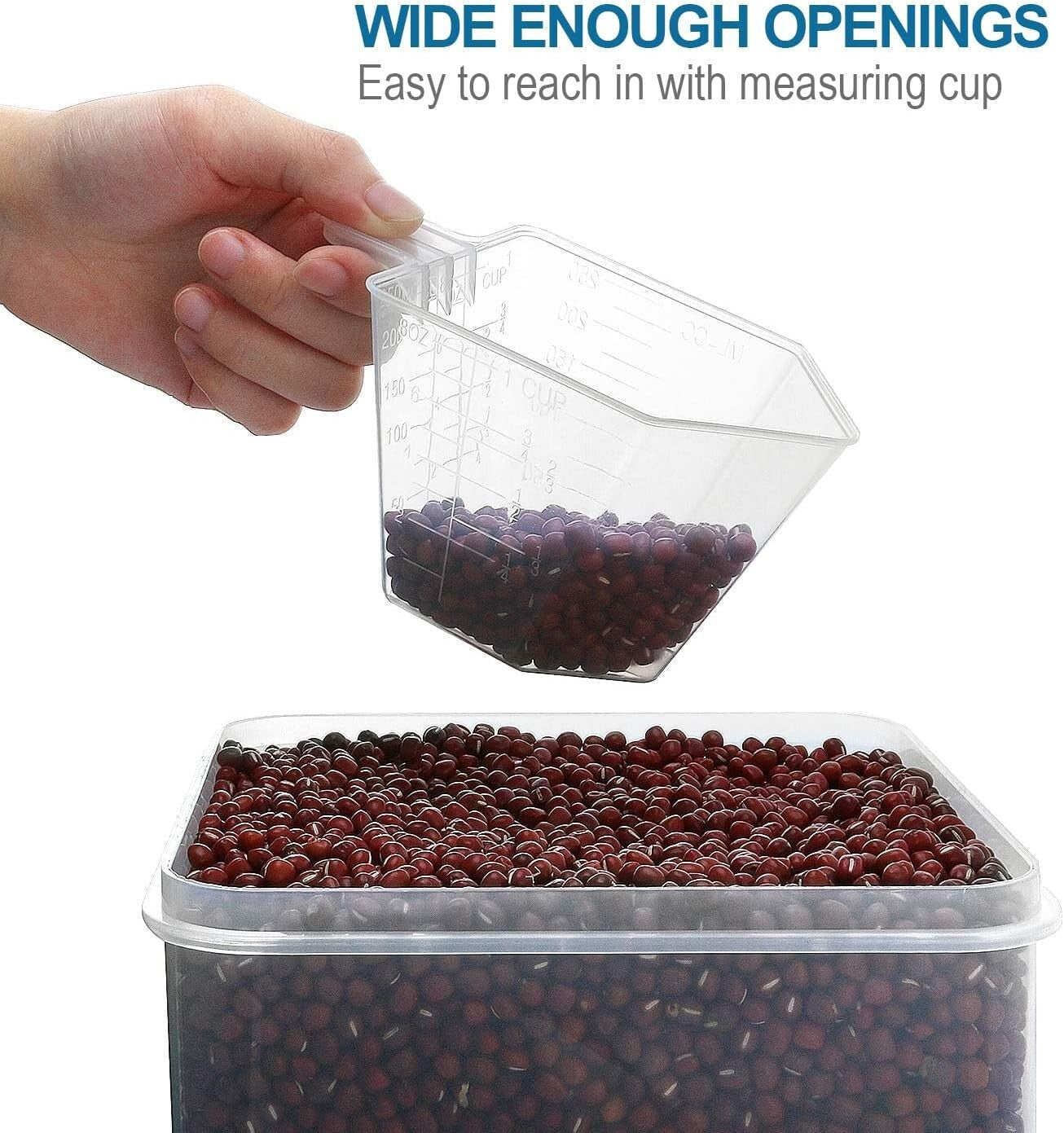 10-Pack Airtight Food Storage Containers for Efficient Kitchen Organization