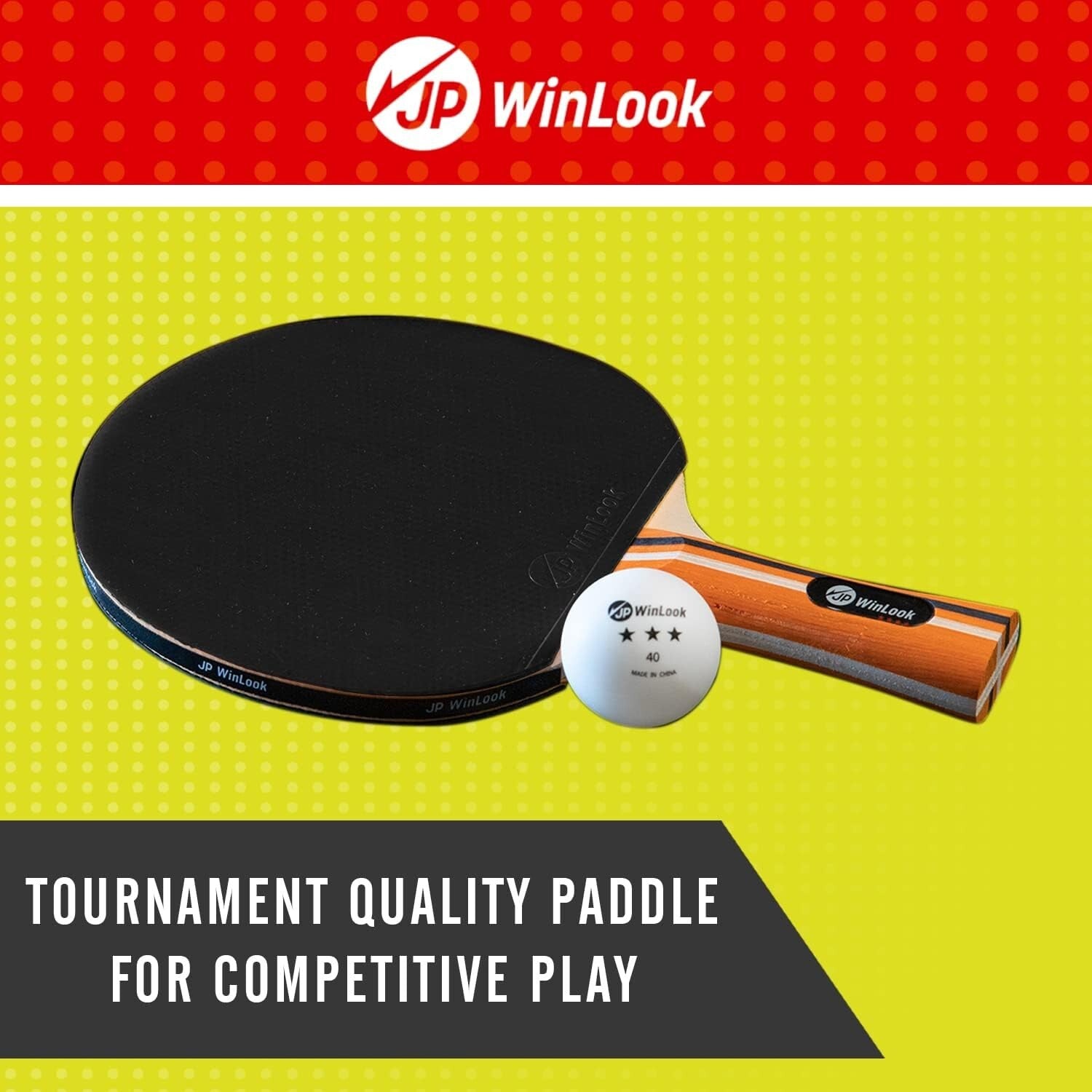All-Ages Table Tennis Racket Set - 4 Paddles & 8 ITTF Balls - Travel Ready Case