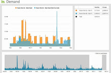 Load image into Gallery viewer, Indoor Electricity Monitor with 2 x 200A Sensors - WiFi/Ethernet Connect