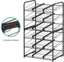 Load image into Gallery viewer, Versatile Can Dispenser Rack - Holds Up to 72 Cans, Rust-Resistant, Modern Style