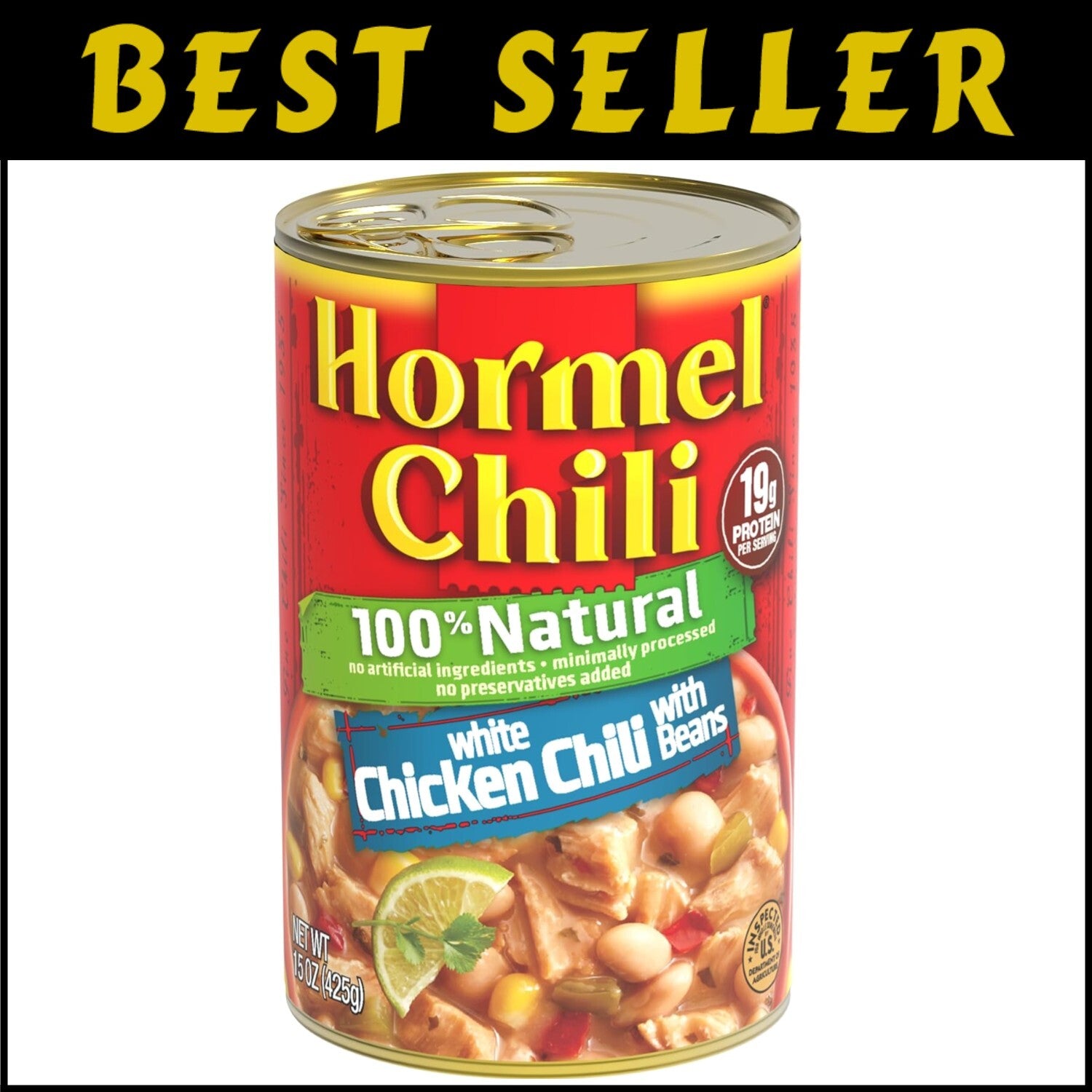 Versatile Natural White Chicken Chili - Ideal for Dips and Sliders, Pack of 12