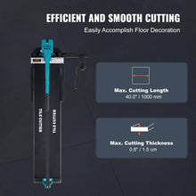 Load image into Gallery viewer, Professional Grade 40-Inch Tile Cutter with Adjustable Rulers - Ergonomic Design