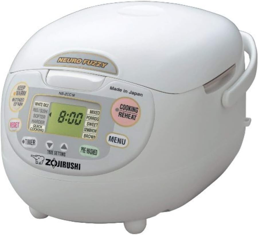 Advanced 10-Cup Rice Cooker: Spherical Design & Detachable Lid for Easy Use