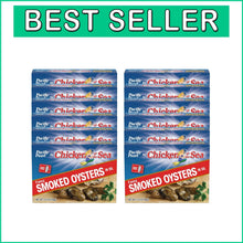 Load image into Gallery viewer, Gourmet Smoked Oysters in Oil (24 Cans, 3.75 oz Each) - Indulgent &amp; Healthy
