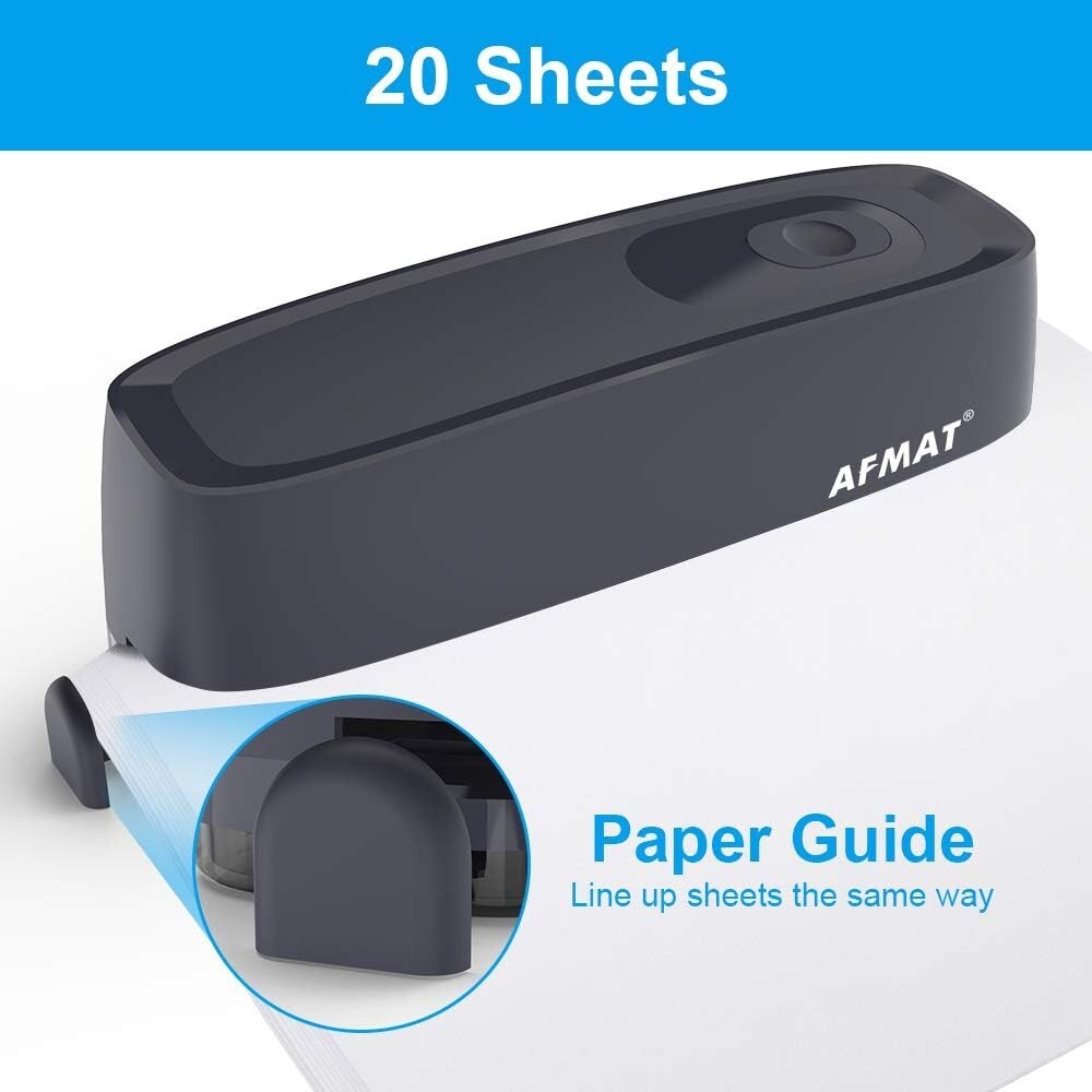 Durable Electric 3 Hole Punch Tool - Quick Punching for Office & School Use