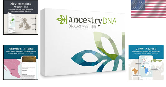 Interactive DNA Ethnicity Test Kit: Explore Ancestry & Family Trees Effortlessly