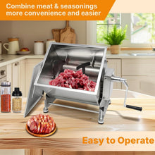 Load image into Gallery viewer, Hakka 30lb Manual Meat Mixer - Stainless Steel Tilt Tank for Effortless Mixing