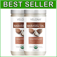 Load image into Gallery viewer, USDA Certified Organic Babassu Oil - 64 Fl Oz Pure Carrier Oil for Skin &amp; Hair