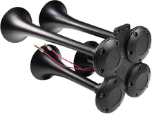 Load image into Gallery viewer, Super Loud 12V Train Horn System with 1.5 Gallon Tank – Perfect for All Vehicles