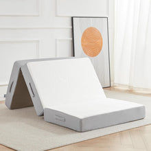 Load image into Gallery viewer, Comfortable 6-Inch Bamboo Memory Foam Mattress - Foldable &amp; Easy to Carry