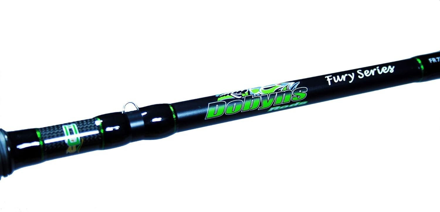 Versatile Fury Series Fishing Rod: Heavy Action for Frogs & Swimbaits, 7'3"