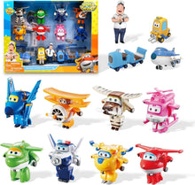 Load image into Gallery viewer, Transforming Airport Playset with 8 Character Figures - Gift for Boys &amp; Girls