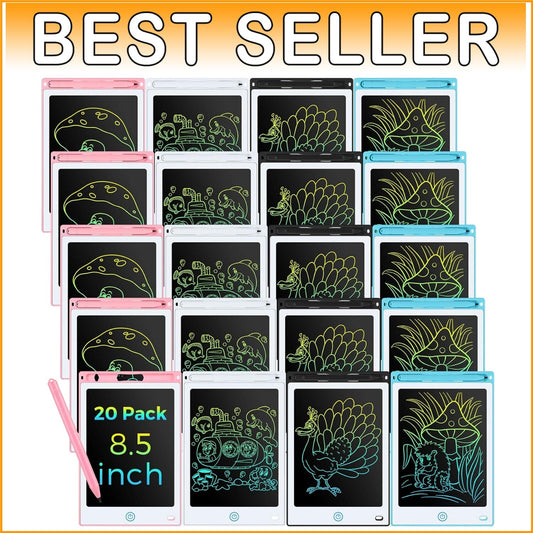 Eye-Protecting Writing Tablets for Kids - Colorful 8.5 Inch LCD Doodle Boards