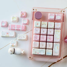 Load image into Gallery viewer, Cute and Ergonomic Meow Meow Squad Keycap Set - Fits Most Mechanical Keyboards