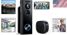 Load image into Gallery viewer, Smart 2K Doorbell Camera with Human Detection &amp; Instant Alerts - No Subscription