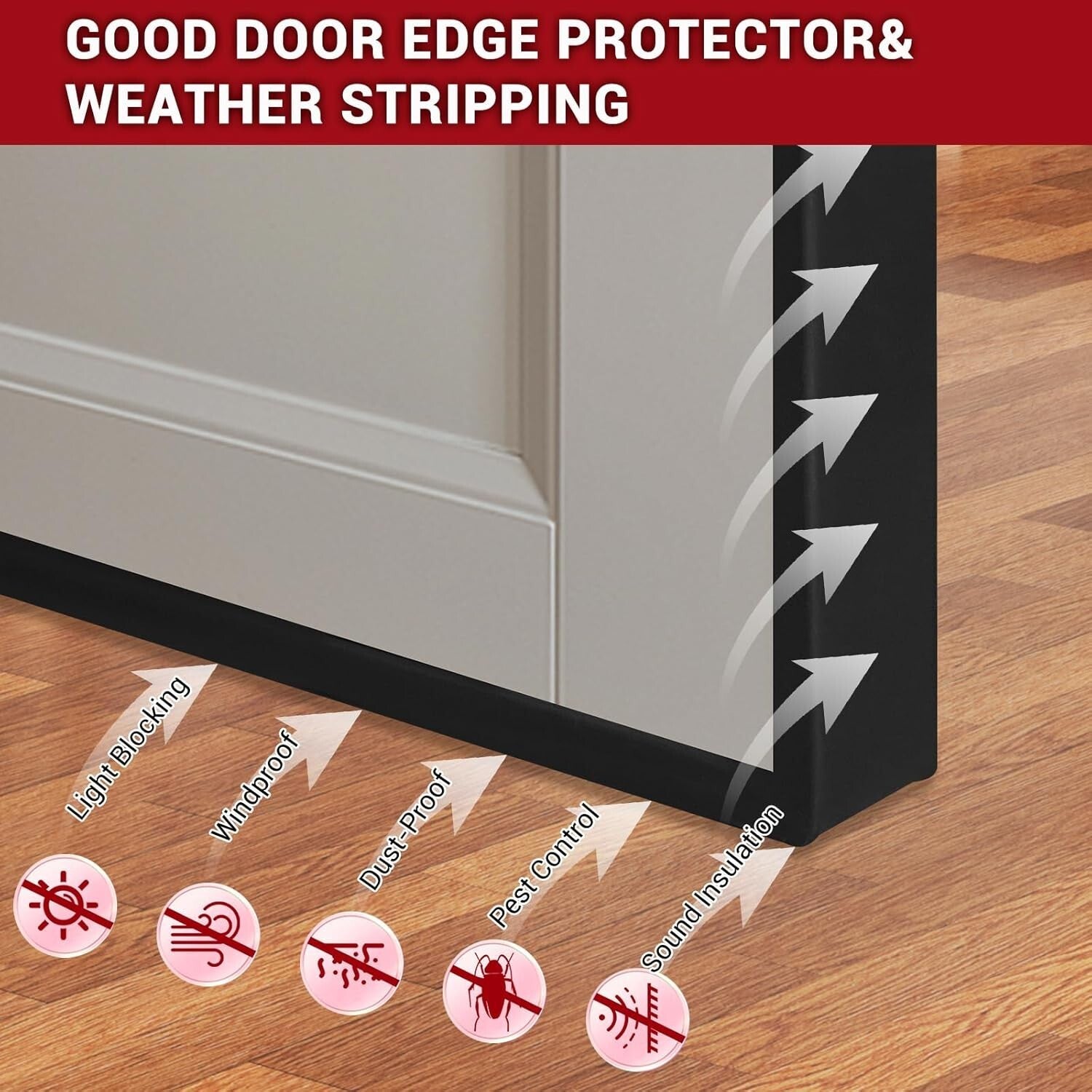 Durable 2" Black U Channel Edge Protector - 20ft Easy Install Trim for Furniture