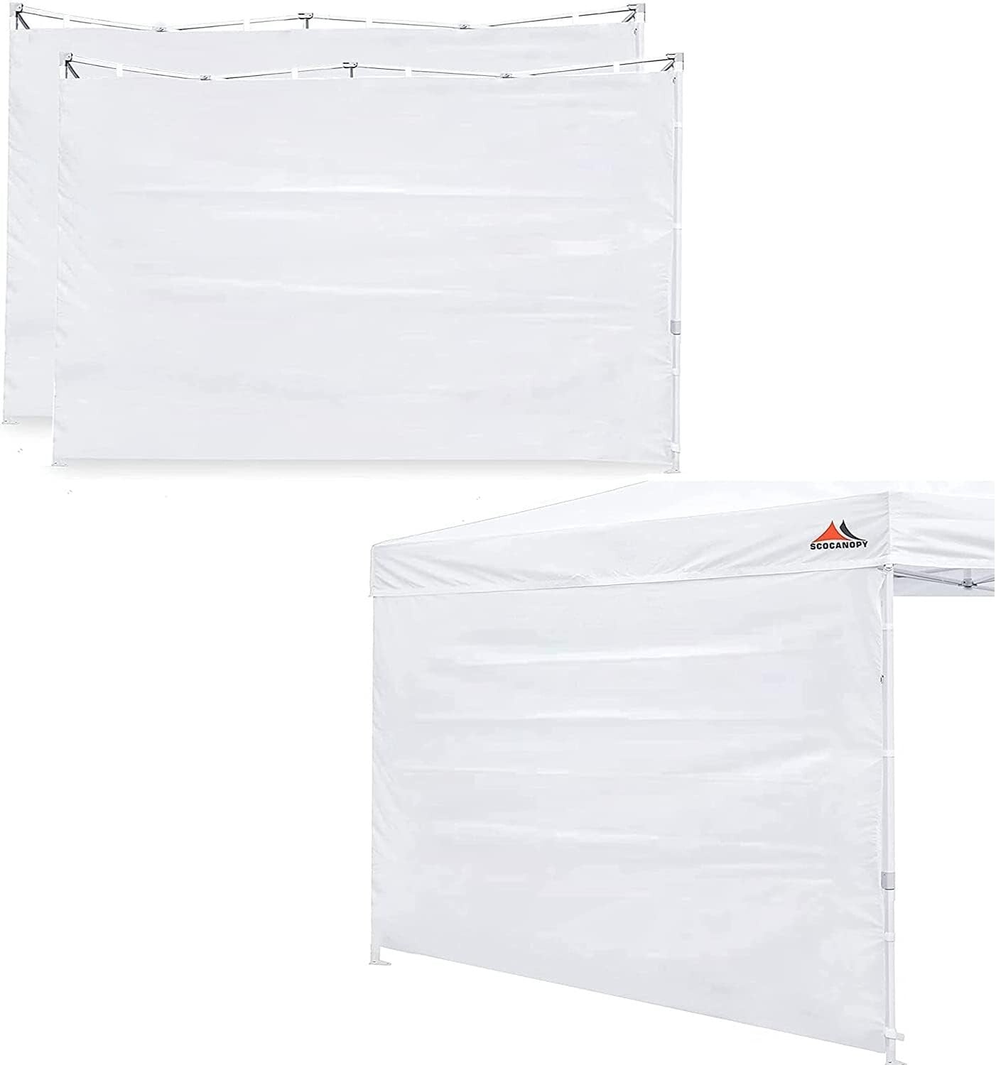 3-Pack Waterproof Sidewalls for 12x12ft Canopy - UV Protection & Durability
